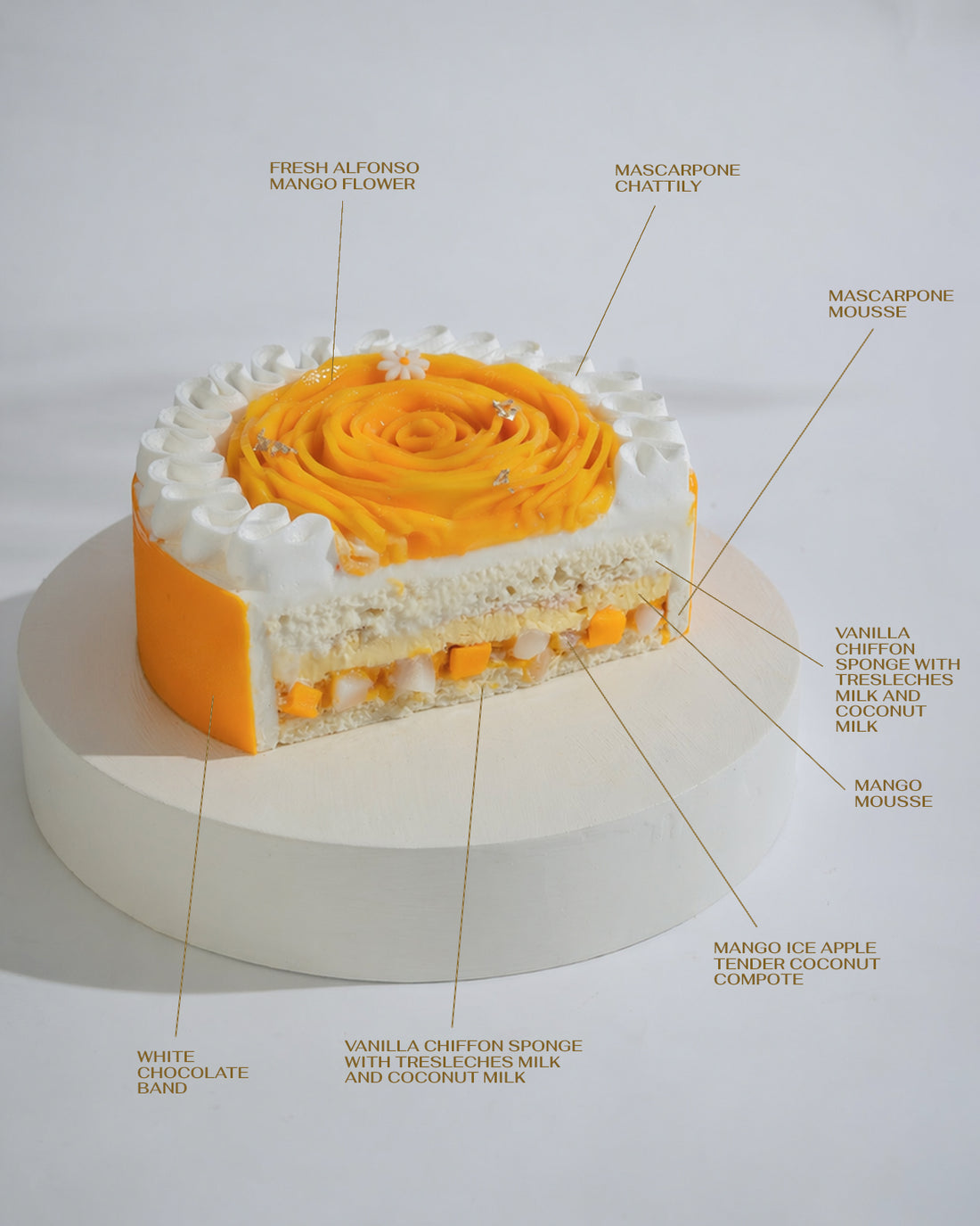 Mango Flower Tres Leches