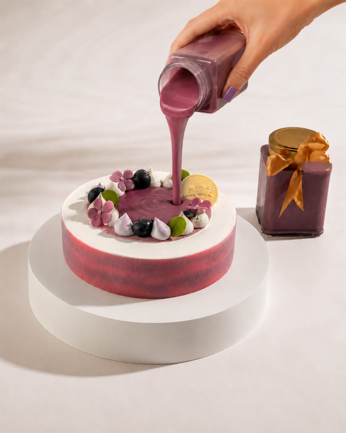 Berry Tres Leches Pull Up Cake