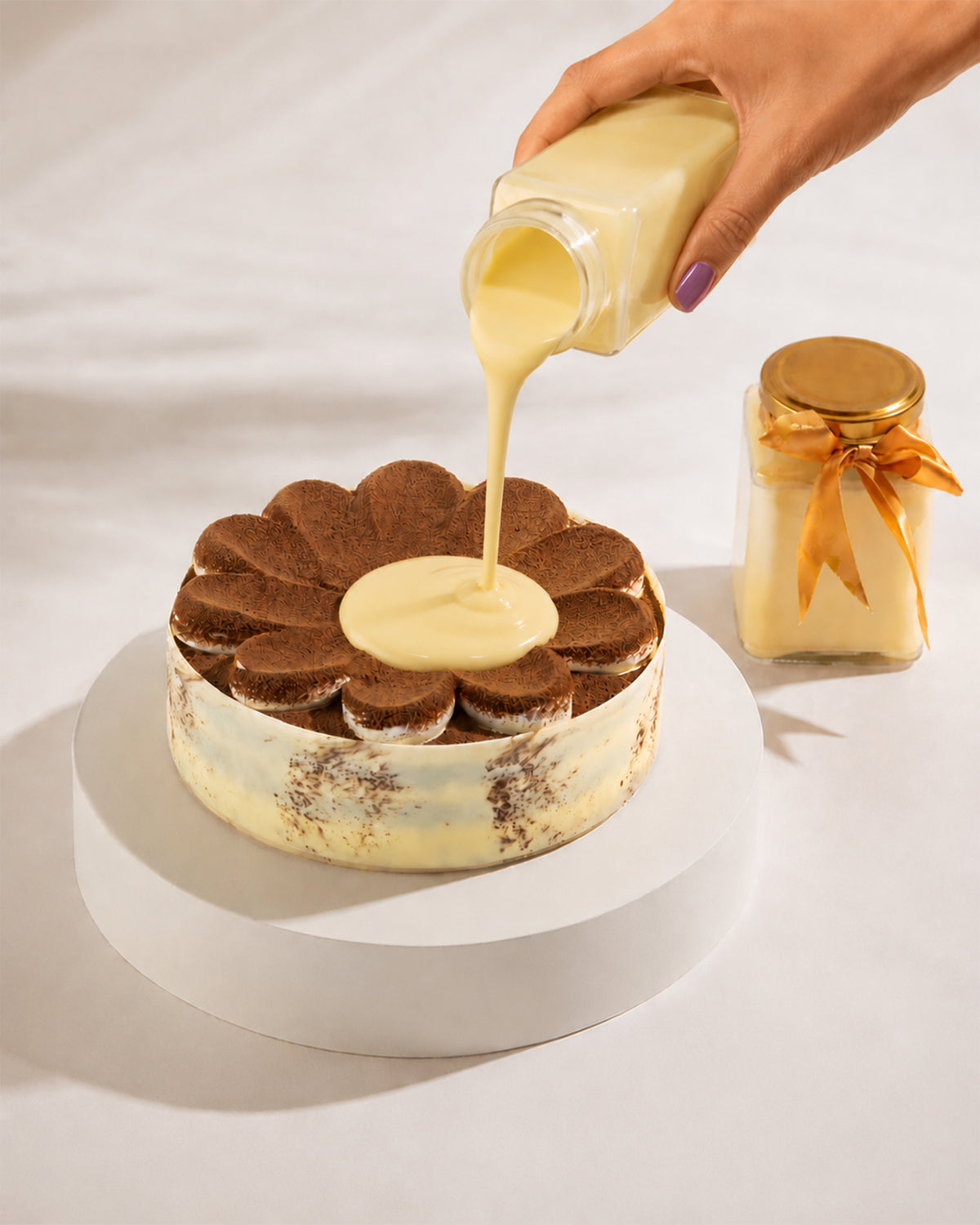 Tiramisu tresleches pull up cake